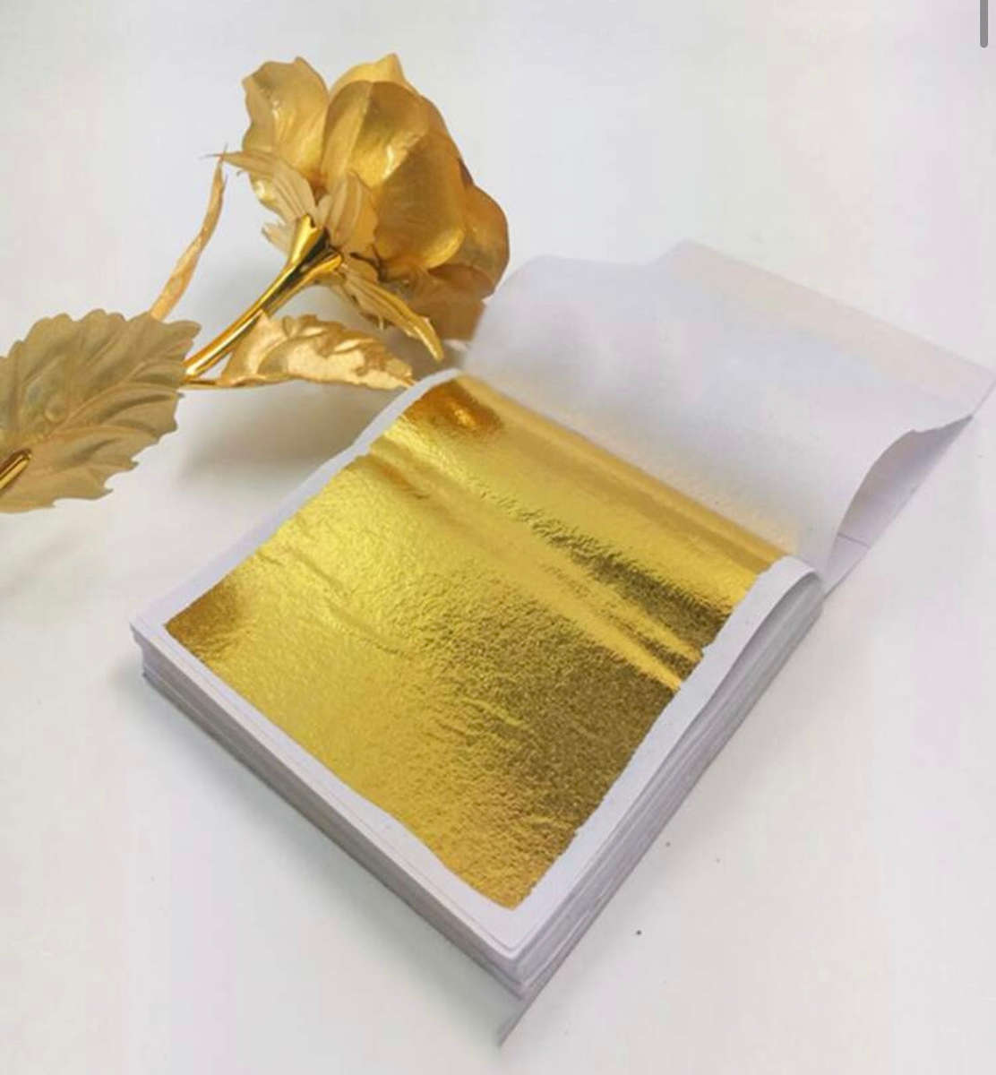 100pc Coloured Leaf Sheets