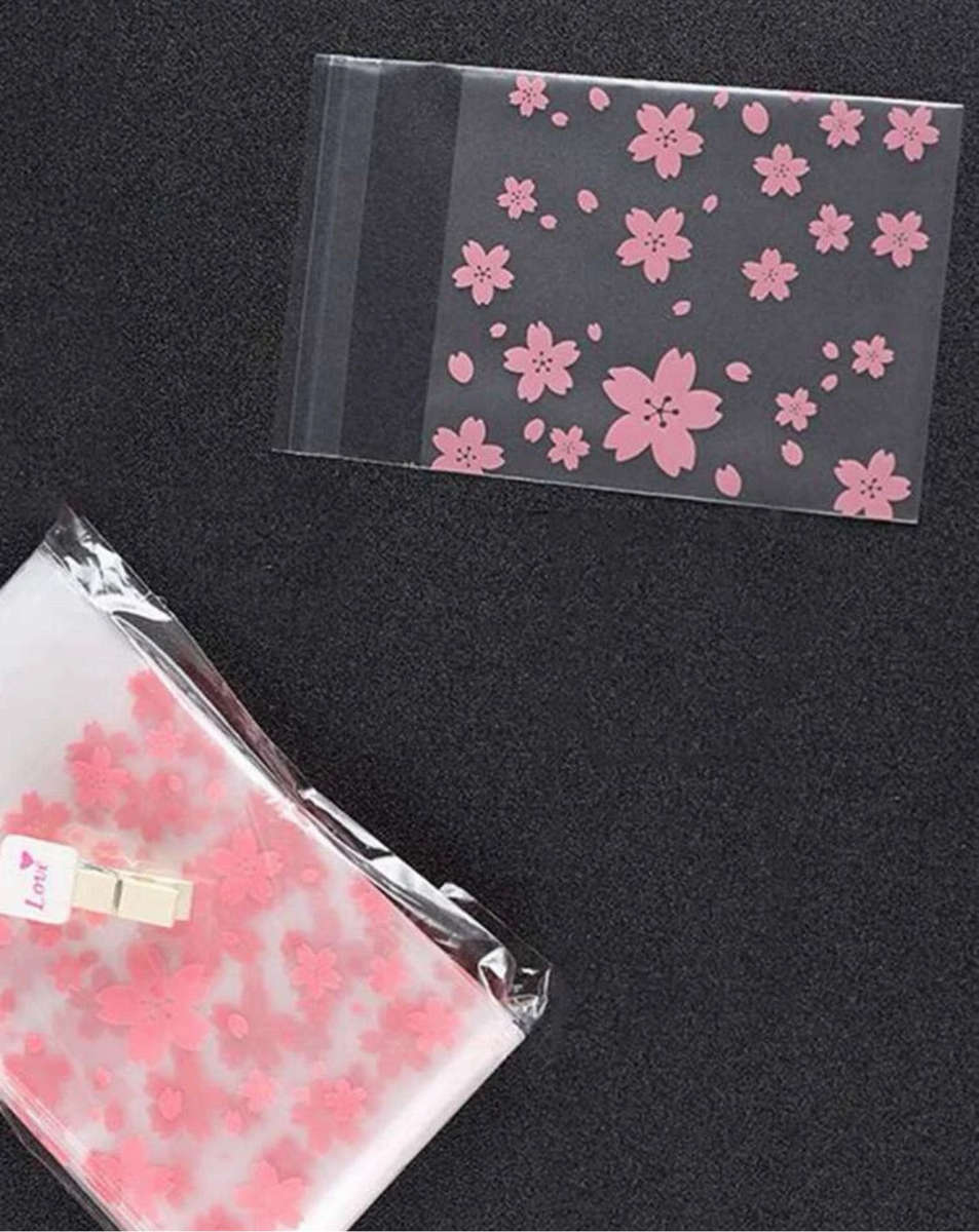 Floral pink Plastics(100)