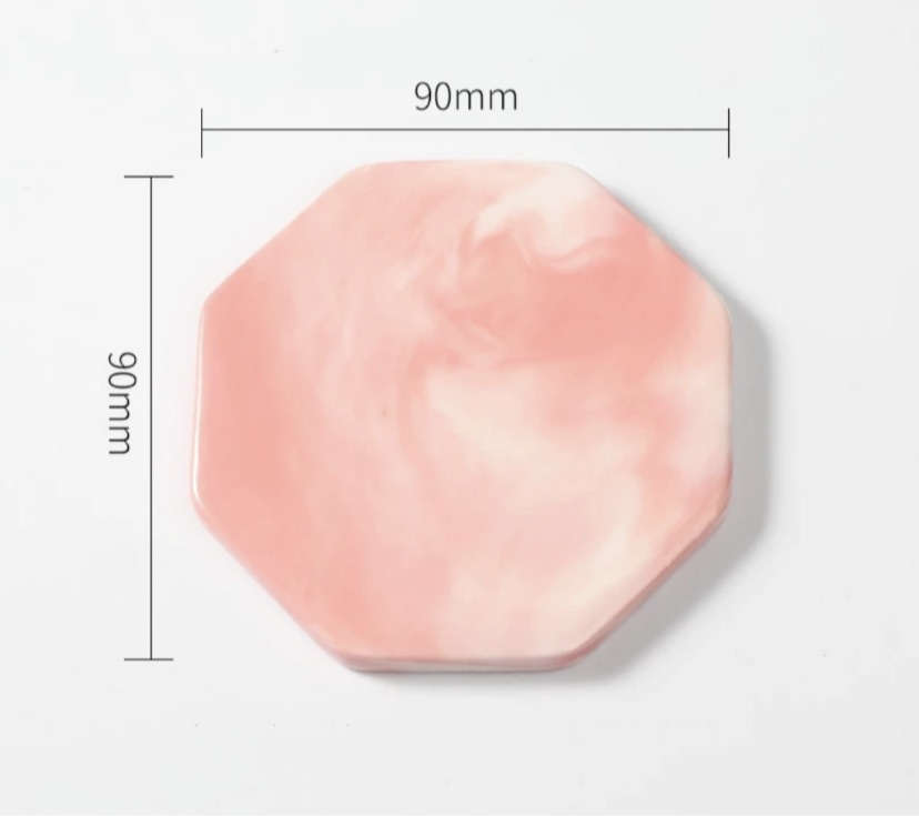 Marble Coaster To Make Wax Seals - Pink