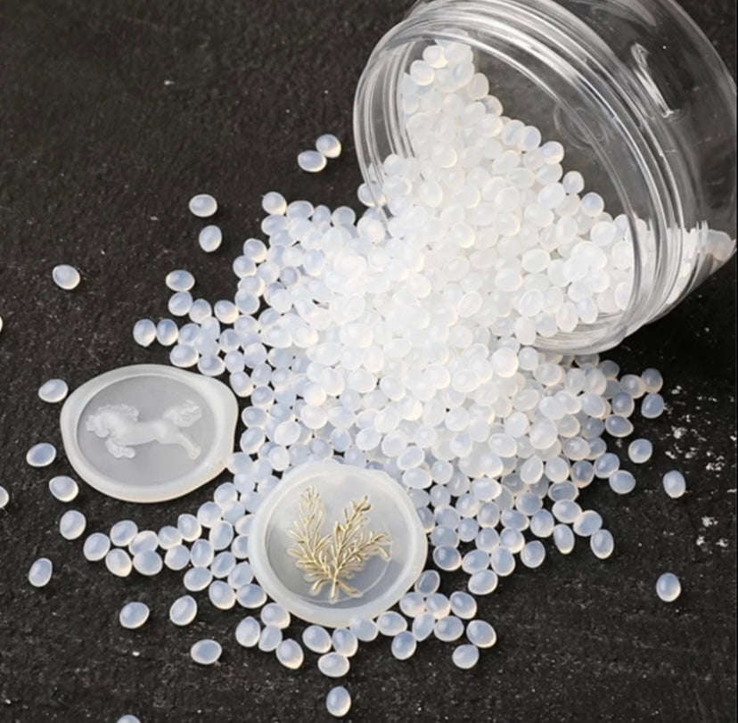 Transparent Mini Wax Beads - Transparent