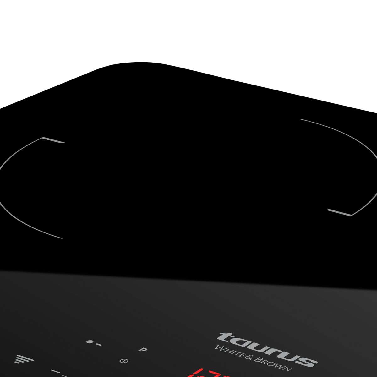 Taurus Induction Cooker Double LED Display Crystal Black Variable Heat Settings 3500W "Darkfire Doub