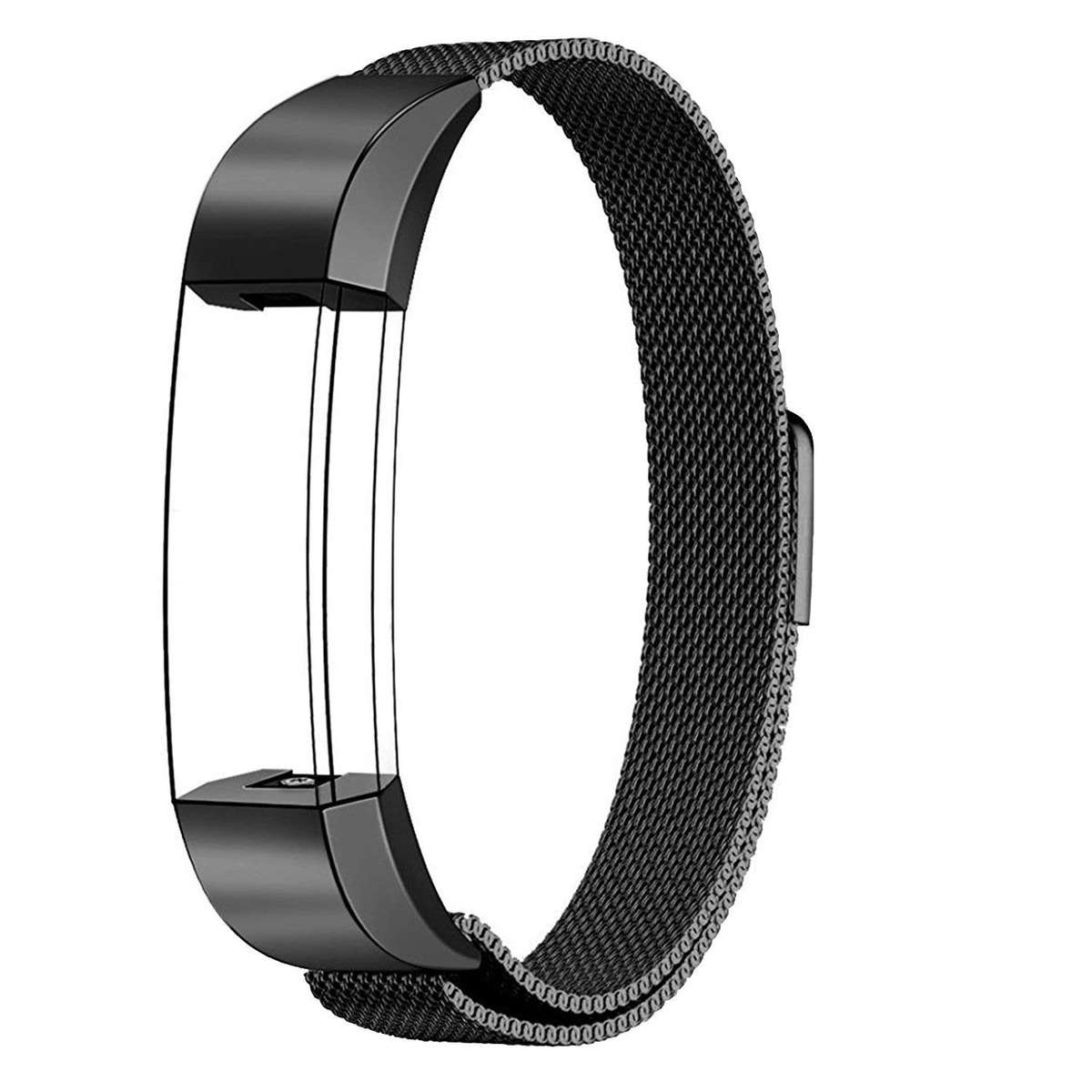 Linxure Milanese Replacement Strap for the Fitbit Alta - Large - Black