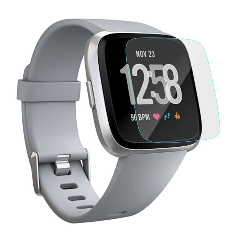 Linxure Pack of 3 Fitbit Versa Scratch Resistant Glass Screen Protectors