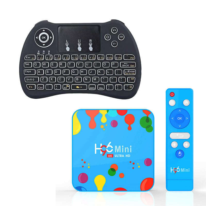 Ntech H96 Mini 6K HD Android 9 Smart TV Box With H9 Mini Keyboard