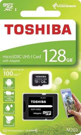 Toshiba 128 GB MicroSD Micro SD Card