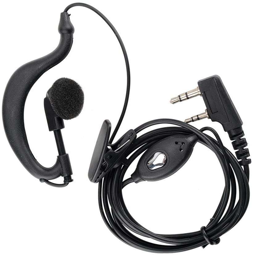 Walkie Talkie 2-Pin Earpiece Headset For Baofeng Two Way Radio