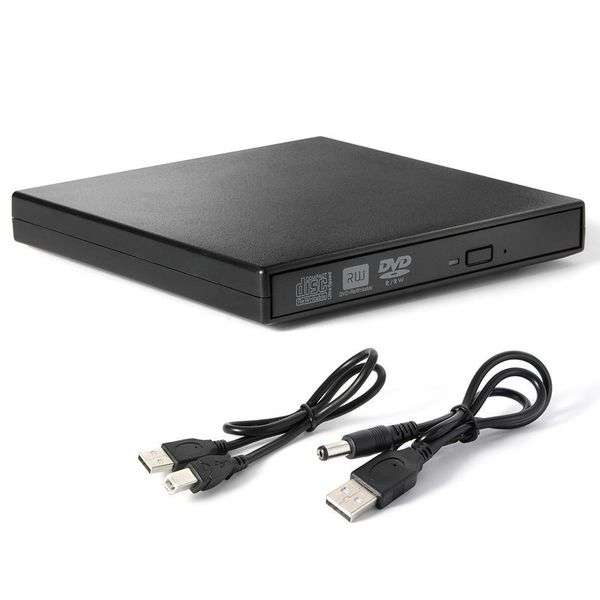 USB Slim External Portable DVD-RW Drive 2.0