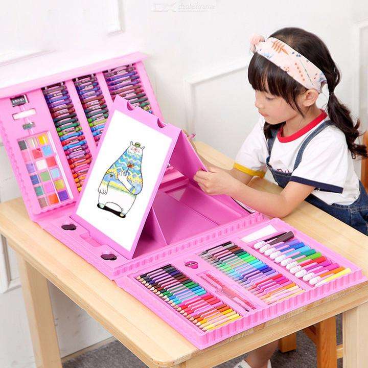 208 PCS Kid Art Set - Pink