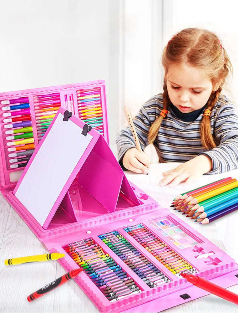 208 PCS Kid Art Set - Pink