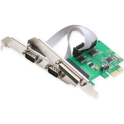 PCI-e PCI-Express Card with 2 Serial Ports & 1 Parallel Port (Long Profile)