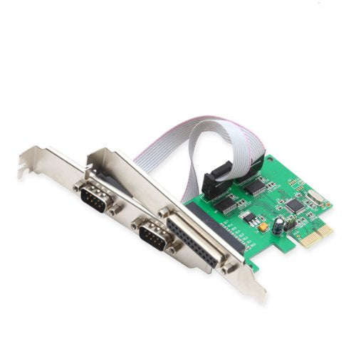PCI-e PCI-Express Card with 2 Serial Ports & 1 Parallel Port (Long Profile)