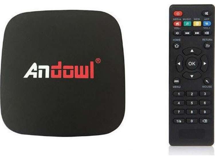 Andowl 4K Android TV Box Lite 4 GB Ram 64GB Rom With Free Wireless Keyboard- Q4Pro