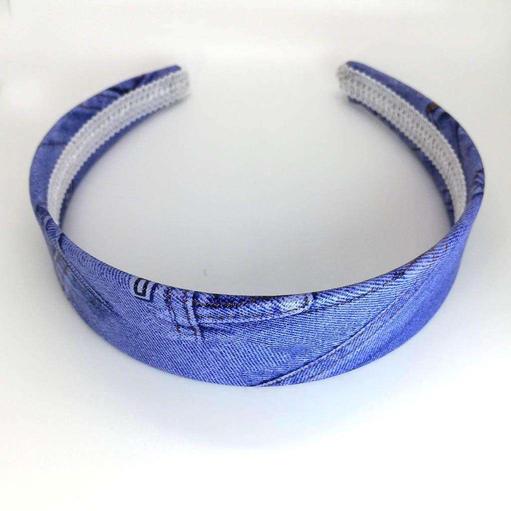 Alice Band Jeans Print Blue