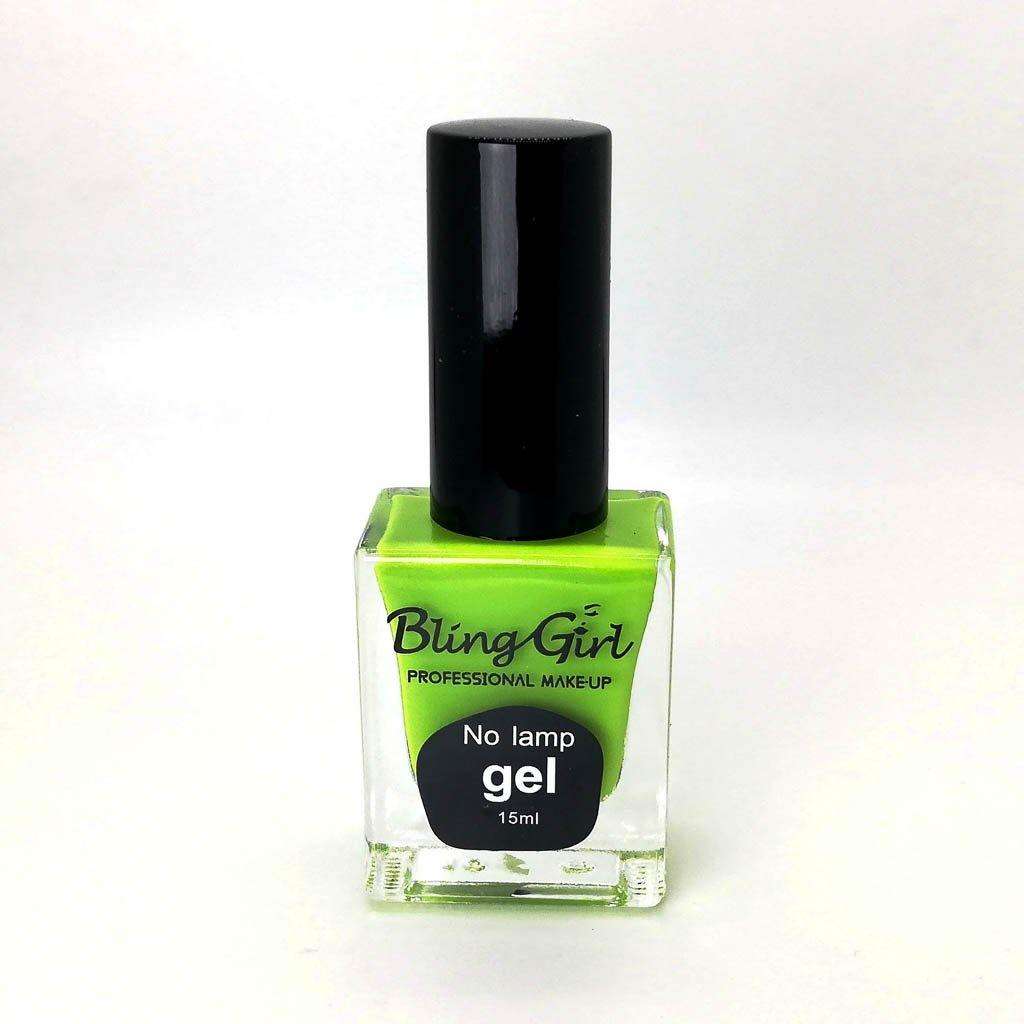 Bling Girl No Lamp Gel Nail Lime Green (21)