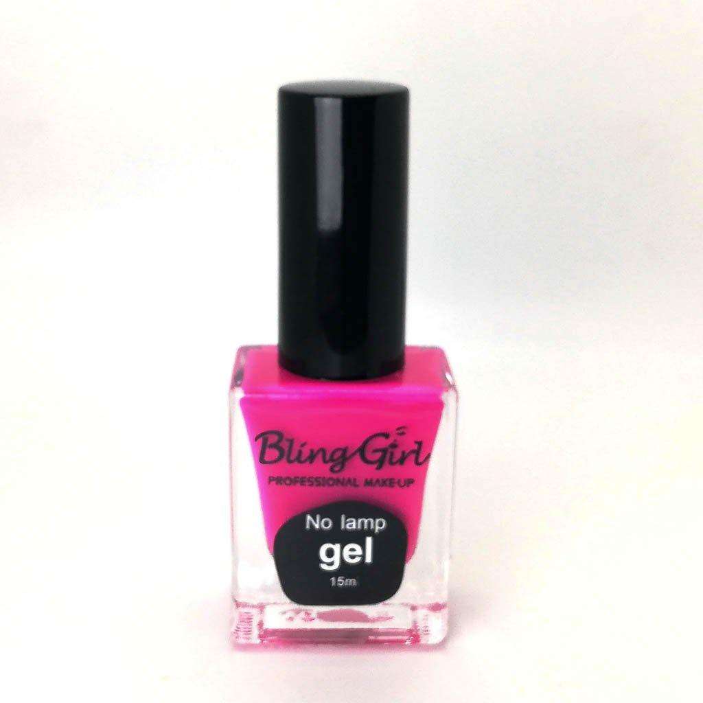 Bling Girl No Lamp Gel Nail Polish Bubblegum Pink (13)
