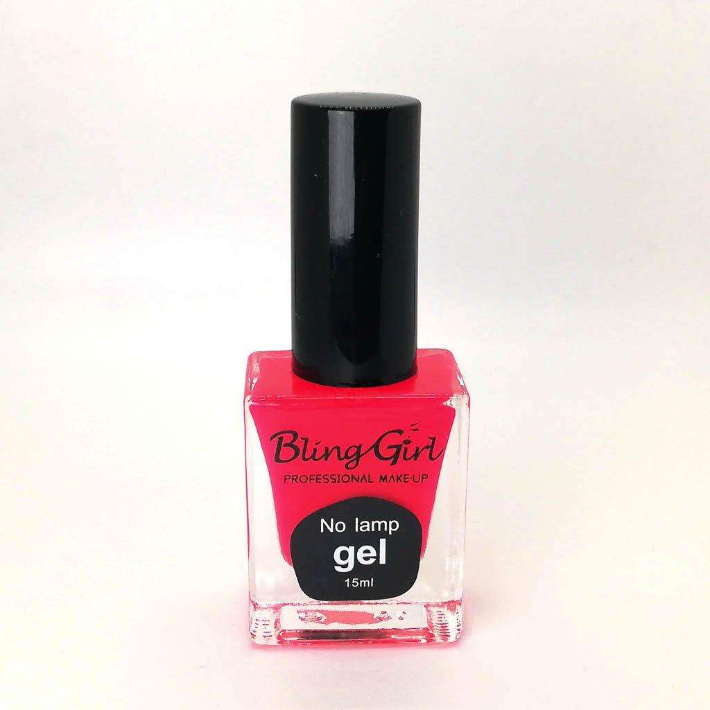 Bling Girl No Lamp Gel Nail Hot Pink (10)