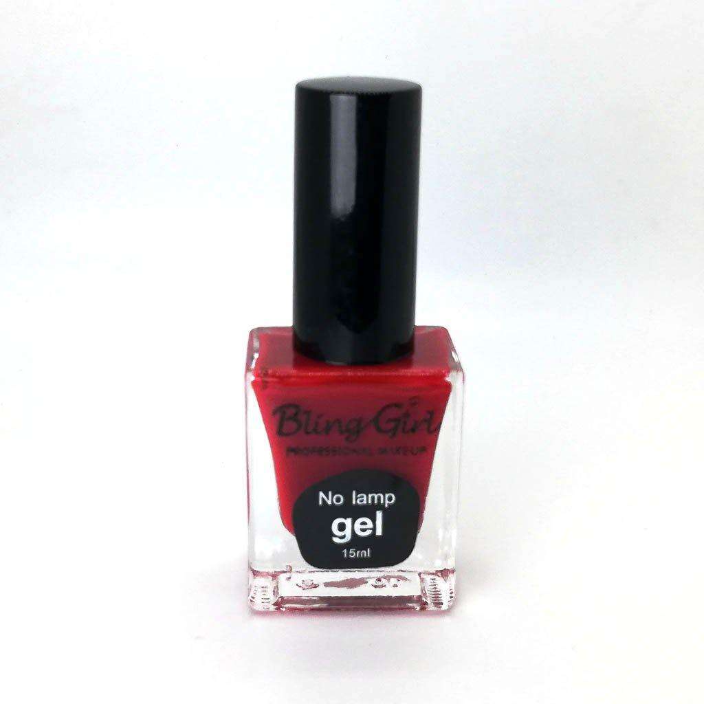 Bling Girl No Lamp Gel Nail Polish Scarlet Red (02)