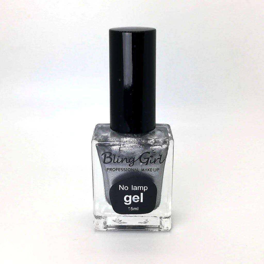 Bling Girl No Lamp Gel Nail Silver (12)