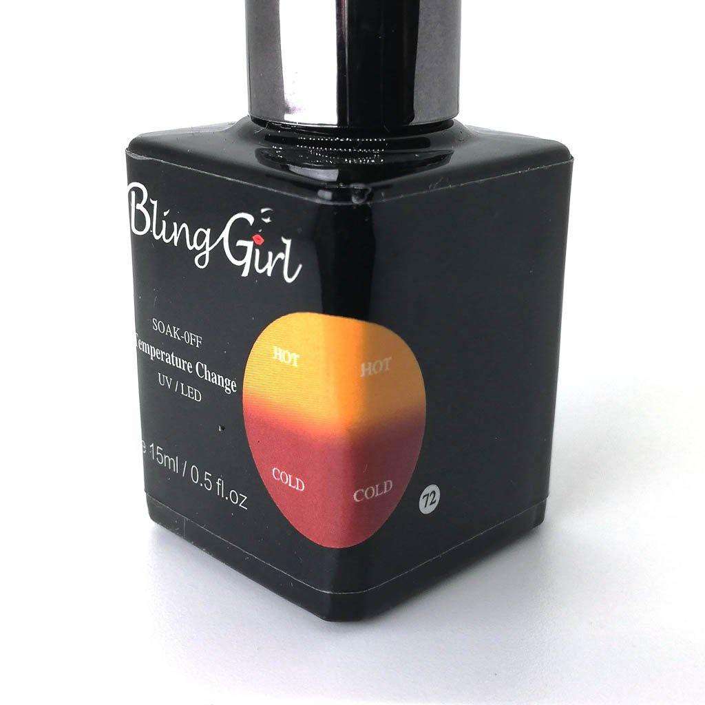 Bling Girl Temperature Change Nail Polish (Honey/Spice) 72