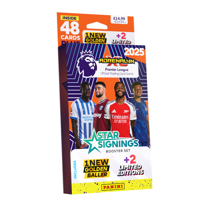 Premier League Adrenalyn XL 2024/25 Official Trading Card Game | Star Signings Booster Set