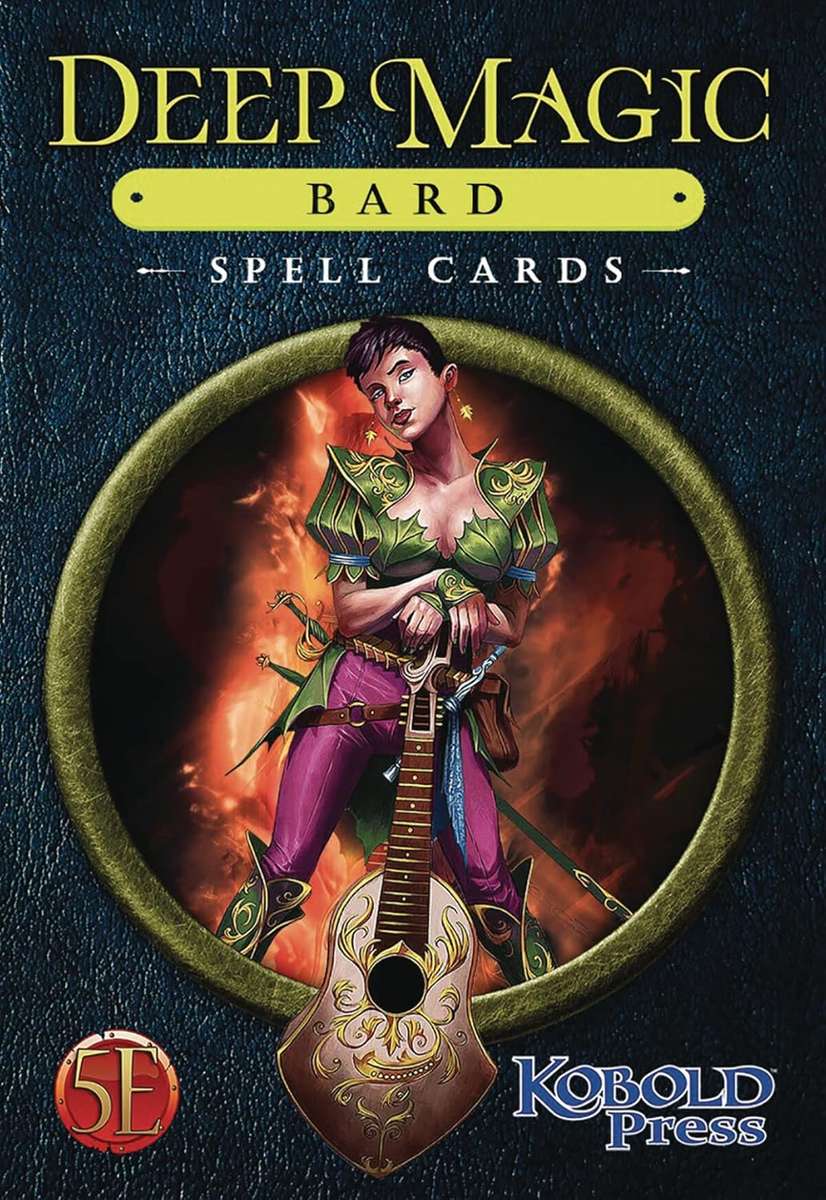 Deep Magic Spell Cards: Bard (D&D 5E Compatible)