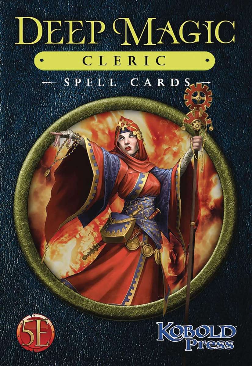 Deep Magic Spell Cards: Cleric (D&D 5E Compatible)