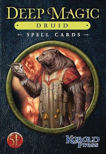 Deep Magic Spell Cards: Druid (D&D 5E Compatible)