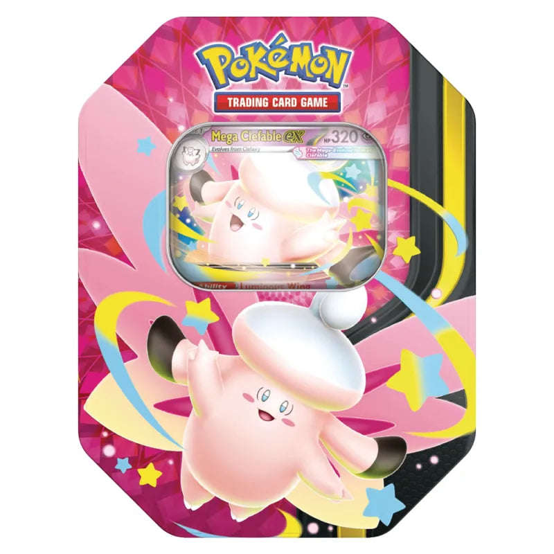 Pokemon TCG: Mega Evolution | Mega Moonlit Tin - Mega Clefable ex