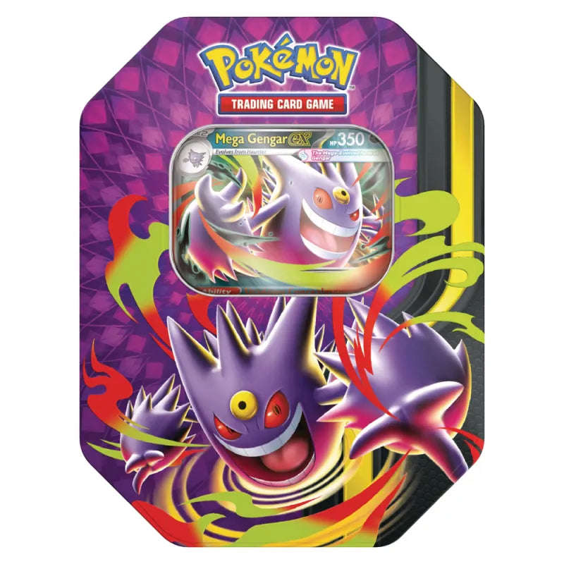 Pokemon TCG: Mega Evolution | Mega Moonlit Tin - Mega Gengar ex
