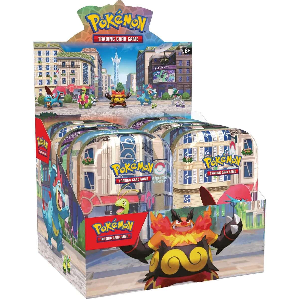 Pokemon TCG: Mega Evolution - Lumiose City Mini Tins Case