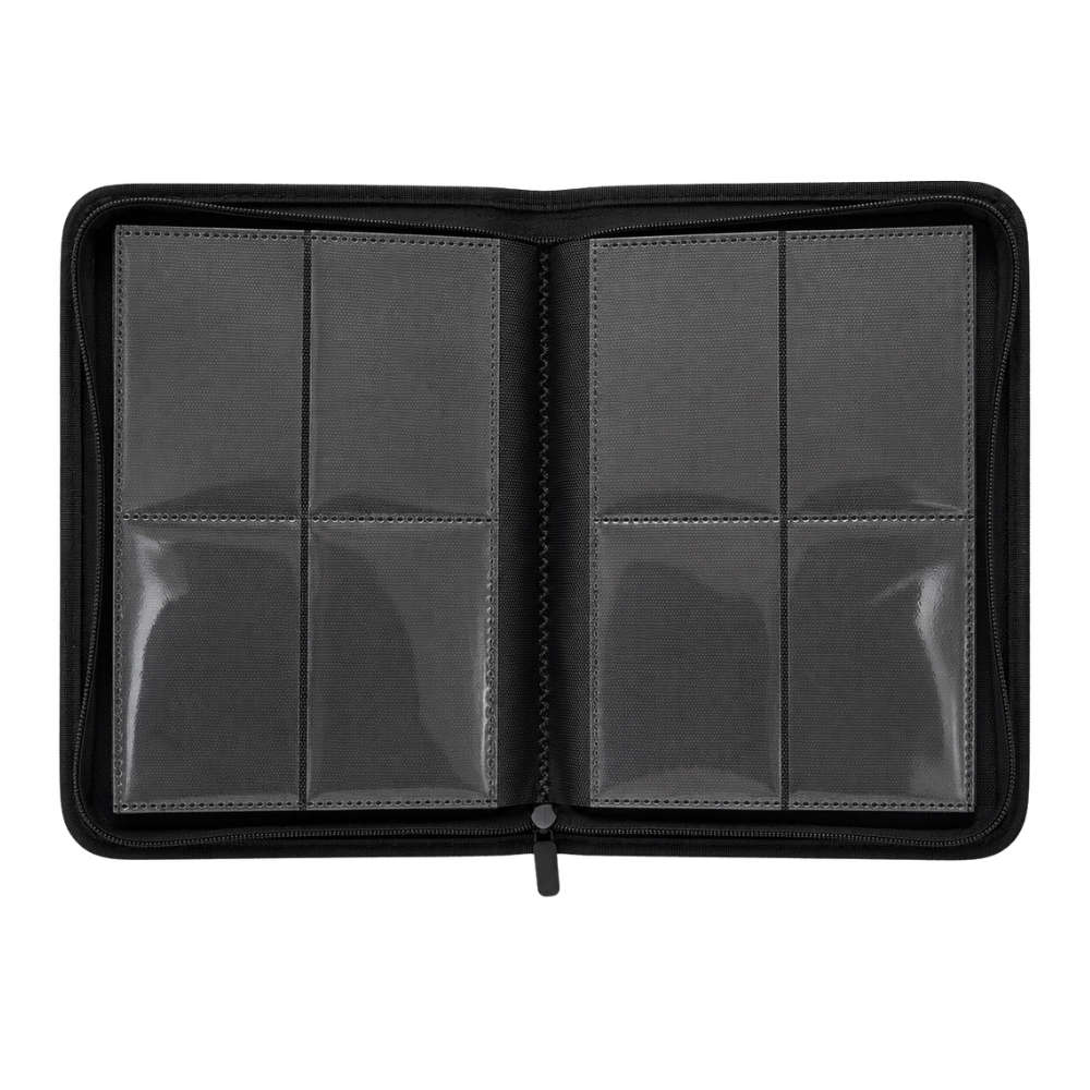 Level Up 4 Pocket Zip Card Binder | Diamond Series | 160 cards | Midnight Blue