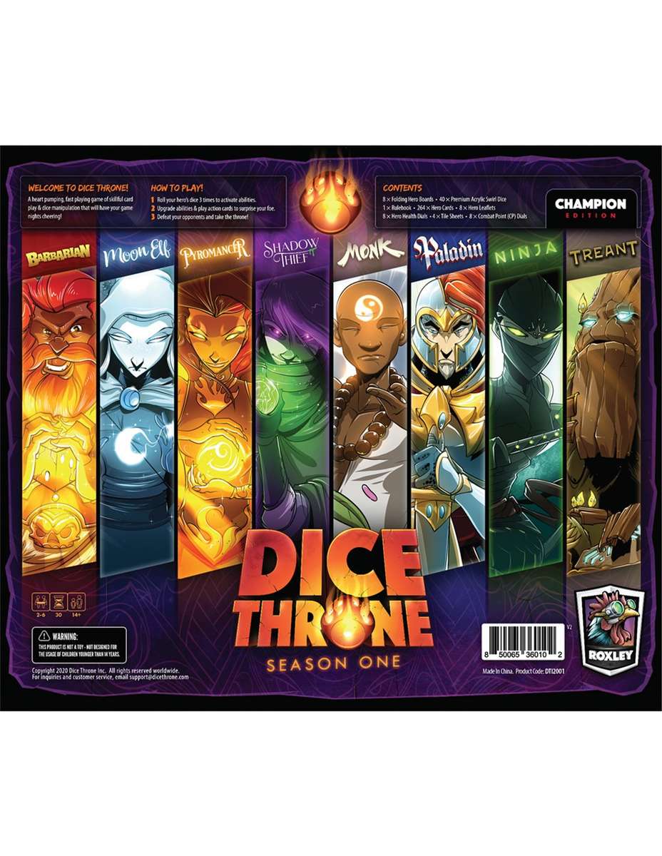 Dice Throne Season 1: Battle Chest