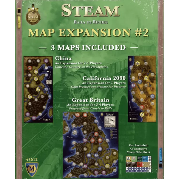 Steam: Rails to Riches - Map Expansion 2