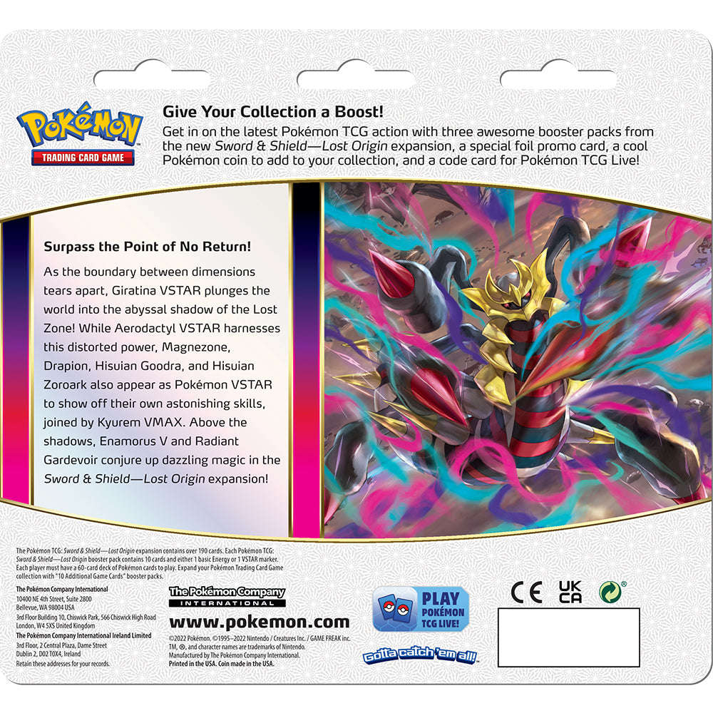 Pokemon Sword & Shield Lost Origin | 3-Pack Blister | Weavile