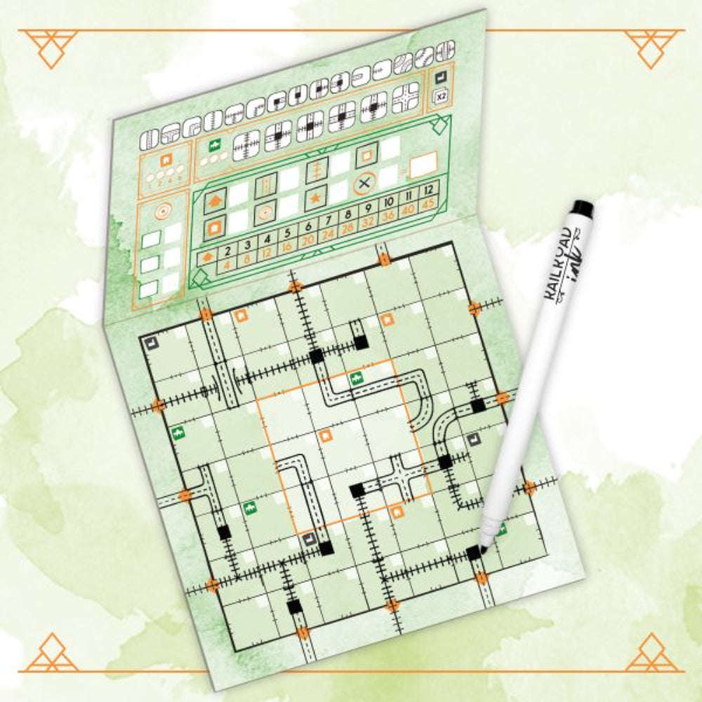 Railroad Ink Challenge: Lush Green Edition