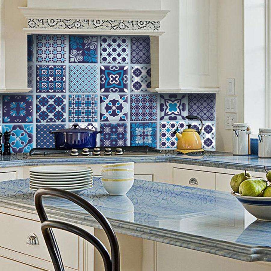 Midnight Mix - vinyl wall tiles - 10 X 10 Pack of 12