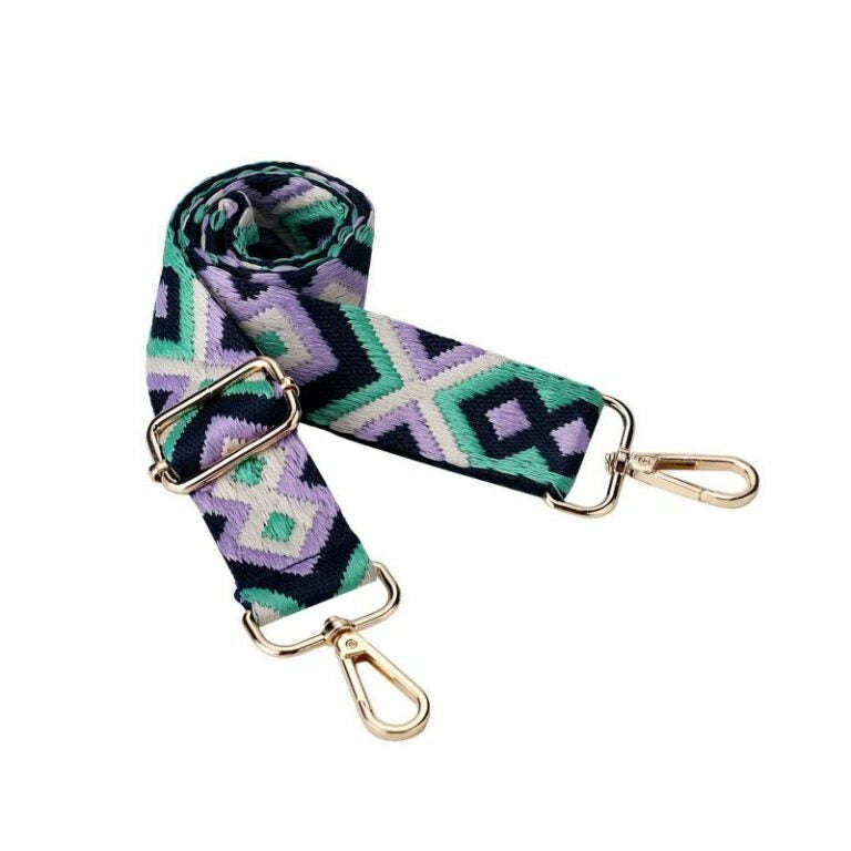 Bag Strap - Boho - Black Multi