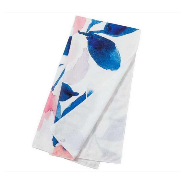 Beach Towel - Blue & Pink Floral