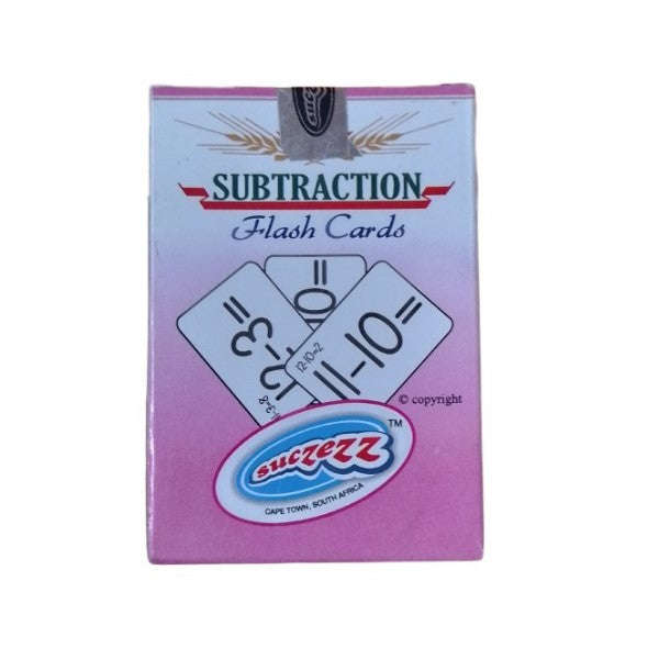 Subtraction Flash Cards