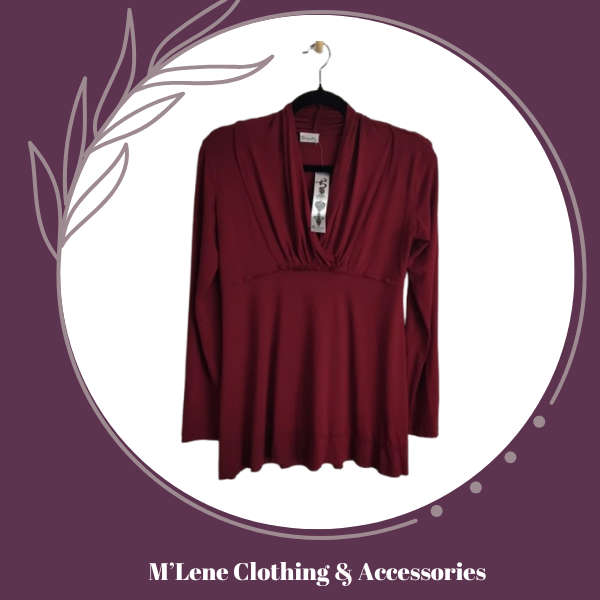 Longsleeve Top - Maroon