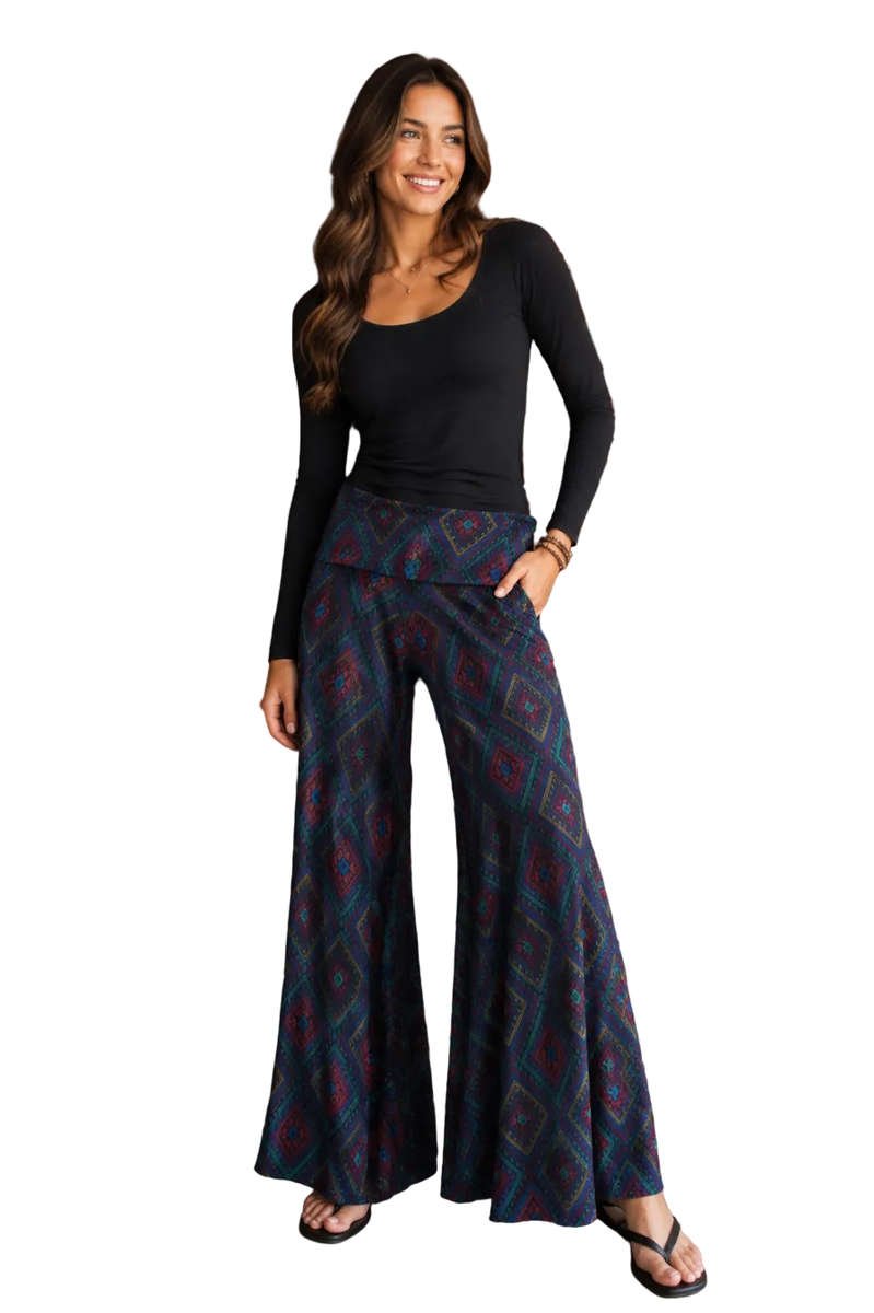 Pants With Geometric Print