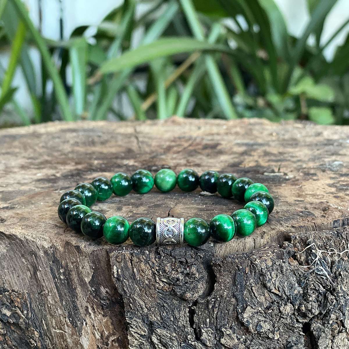 The Abundance Bracelet (10mm) Green