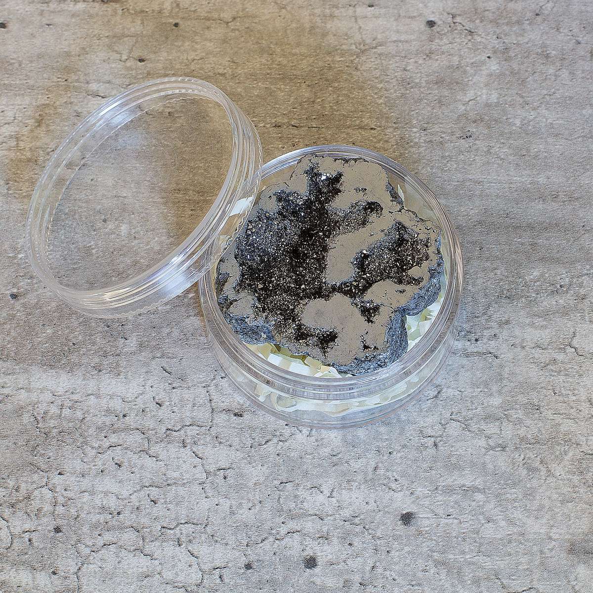 Agate Geode  Electroplated - Sliver