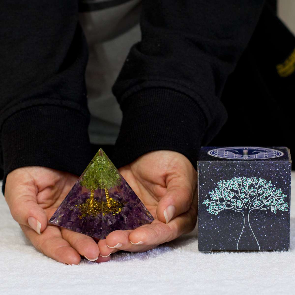 Orgonite Pyramid - Amethyst