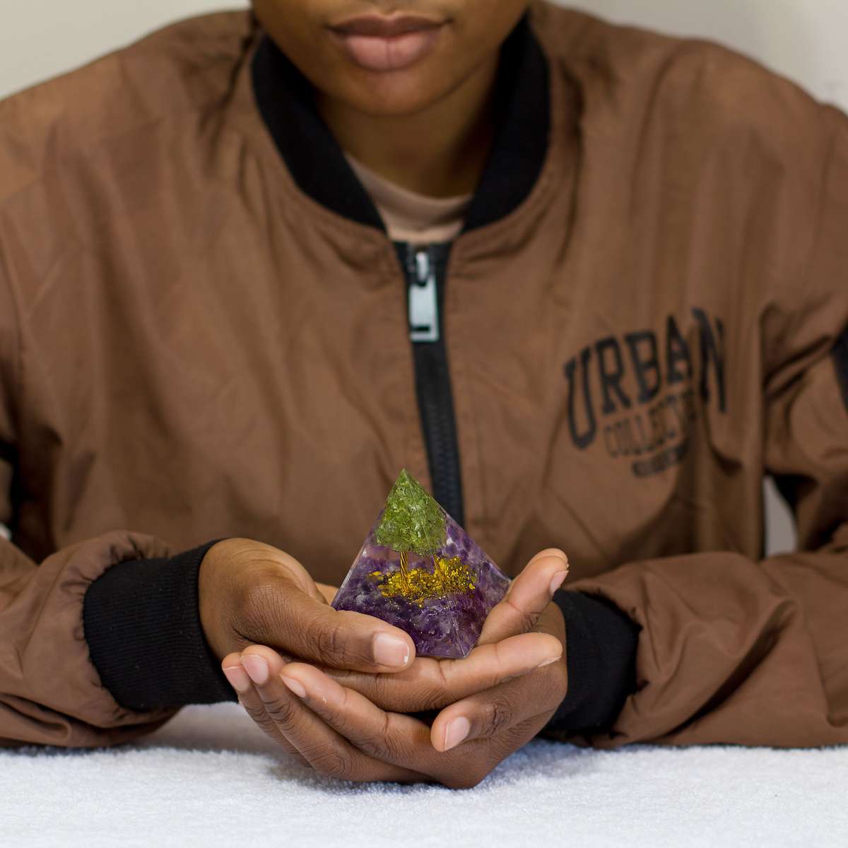 Orgonite Pyramid - Amethyst