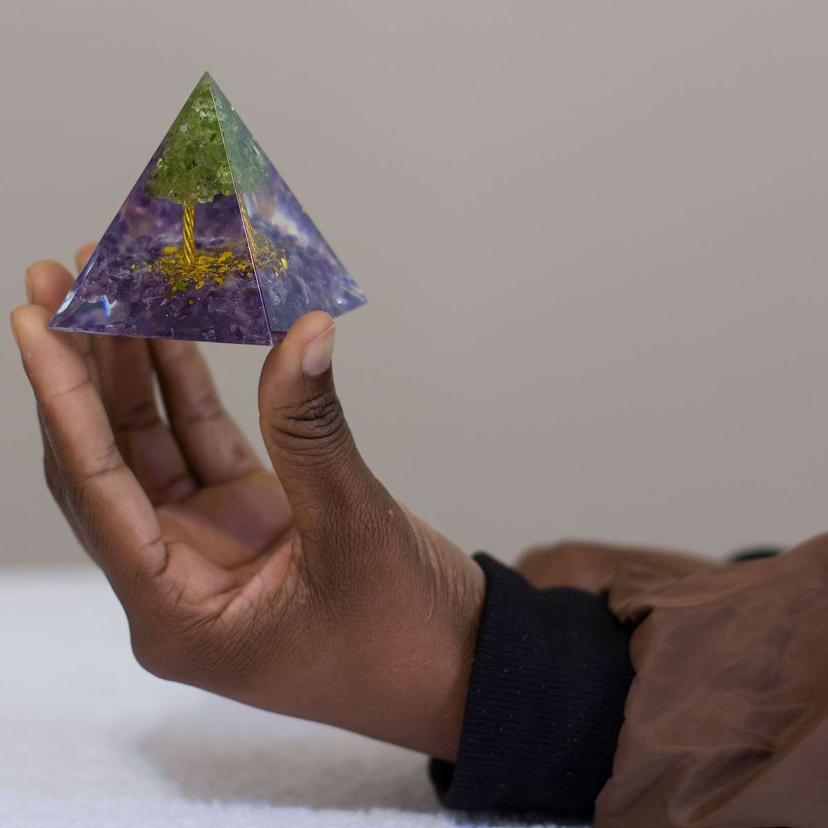 Orgonite Pyramid - Amethyst