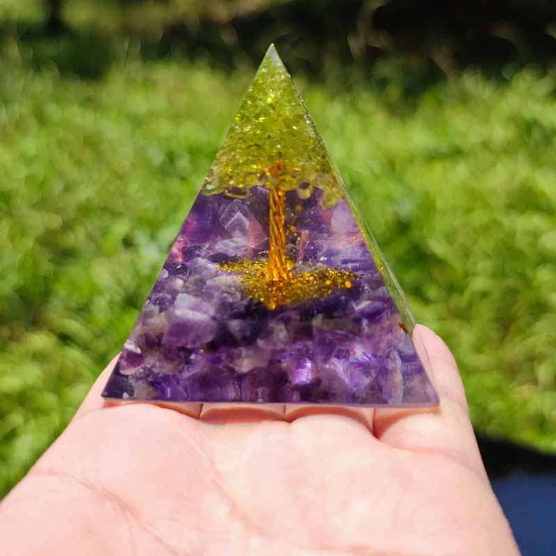Orgonite Pyramid - Amethyst