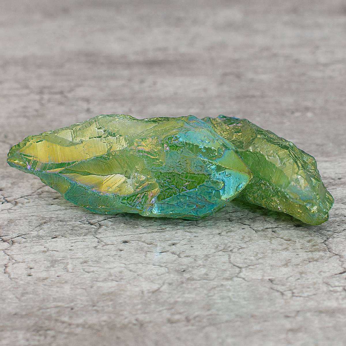 Aura Quartz Rough Points