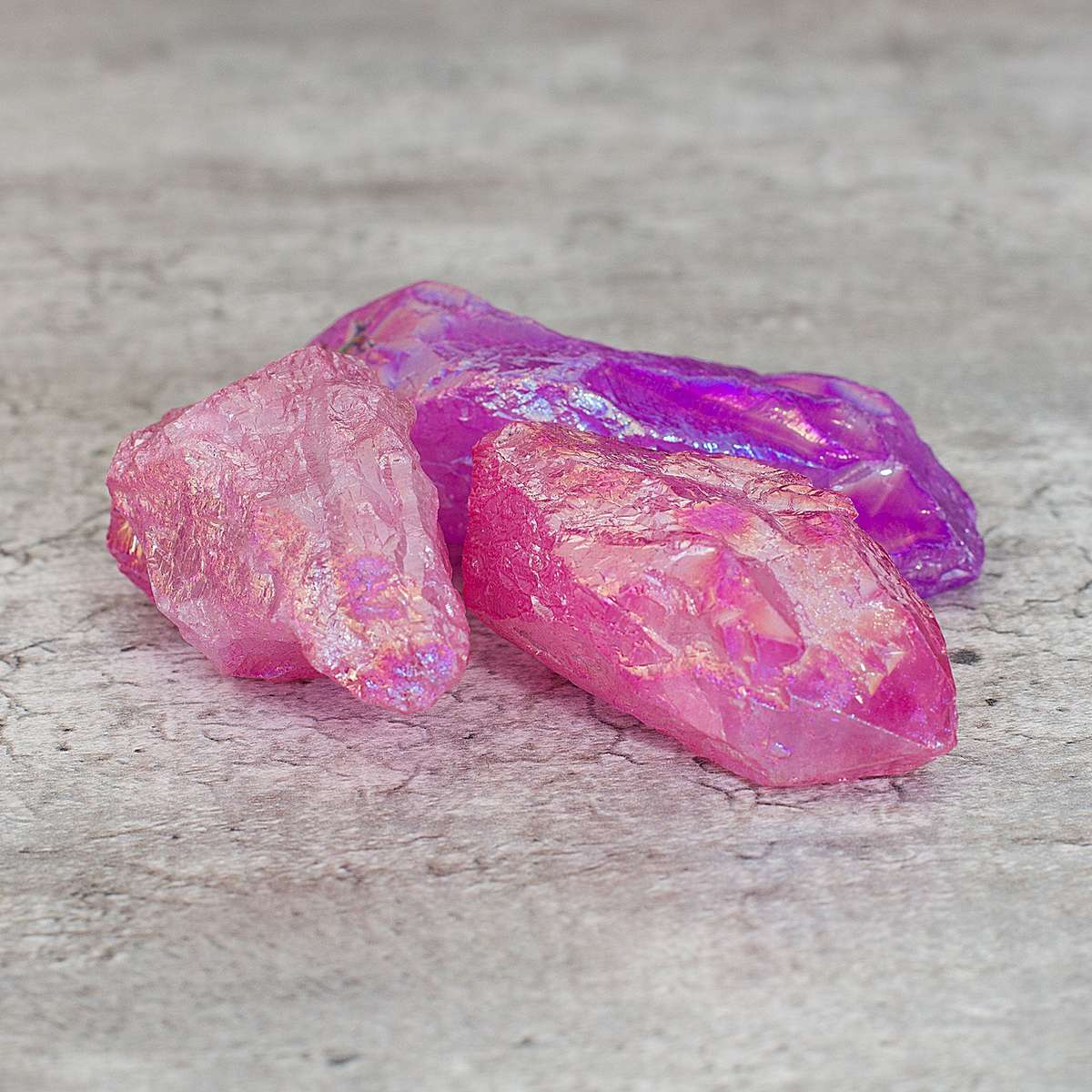 Aura Quartz Rough Points