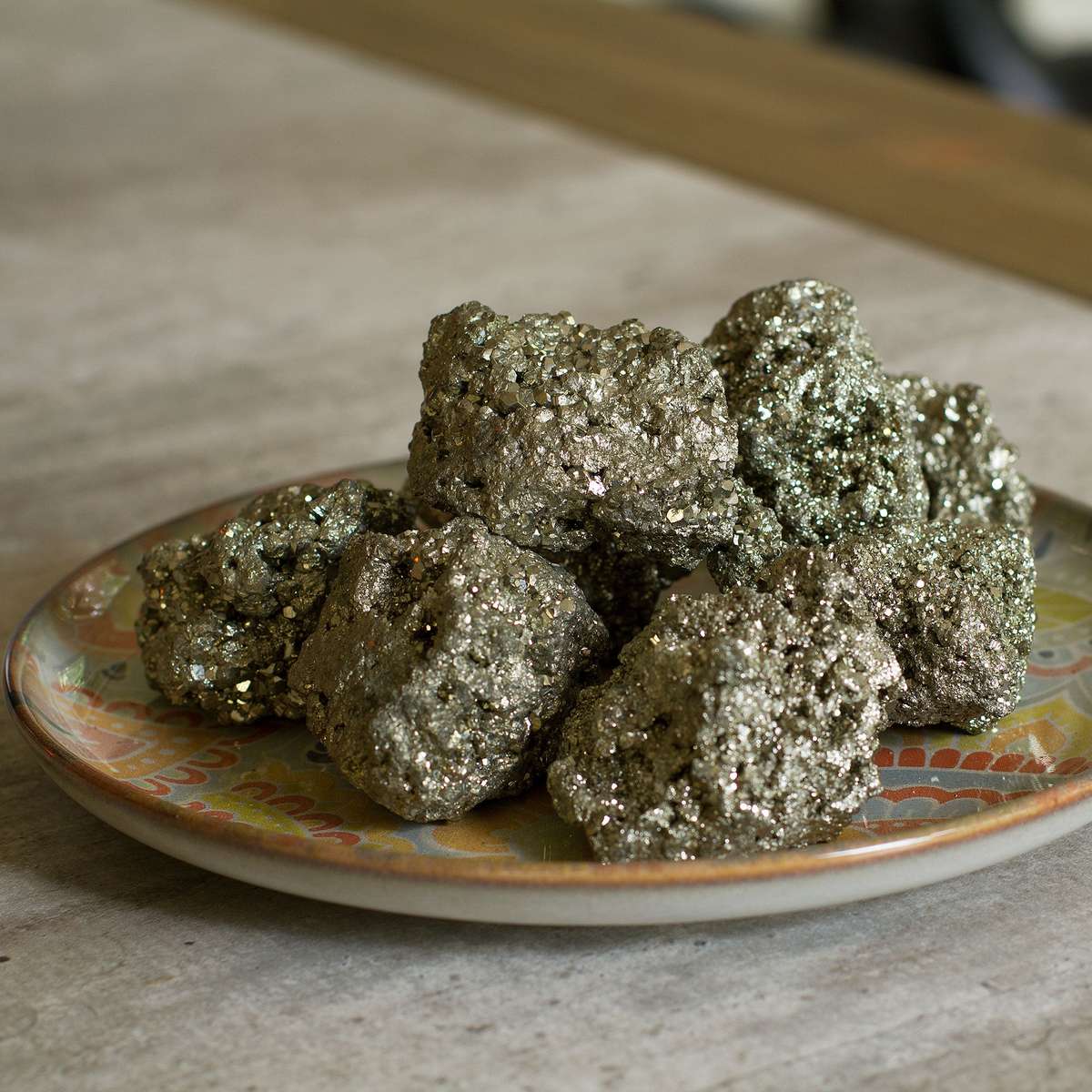 Pyrite Cluster / Druse - +/_ 165g
